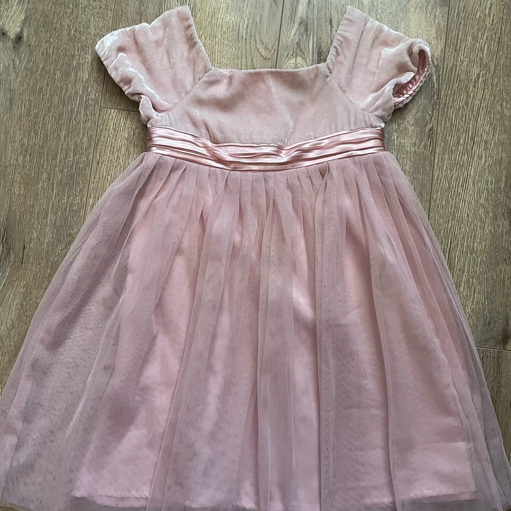 Baby Gap Pink Velvet Tutu Dress